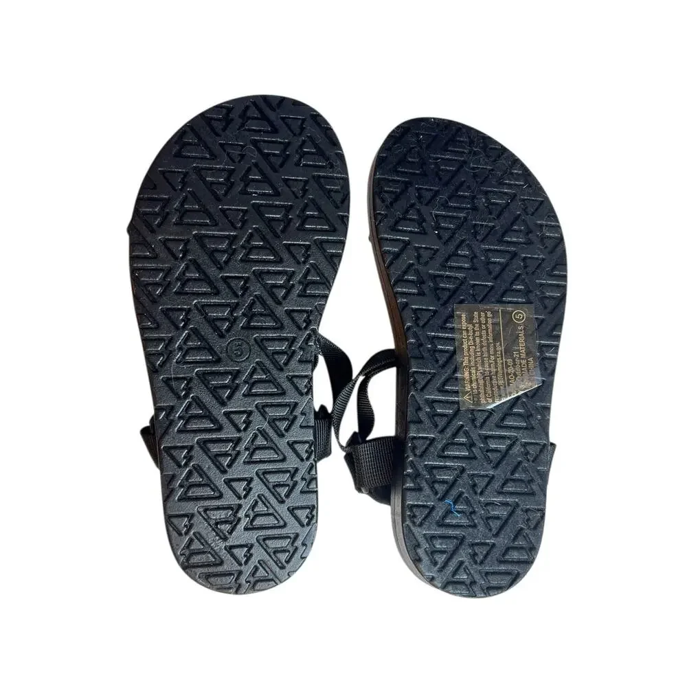 Forever Link Outdoor-21 Black Adjustable Sport Sandals Gorpcore New Box Size 5
